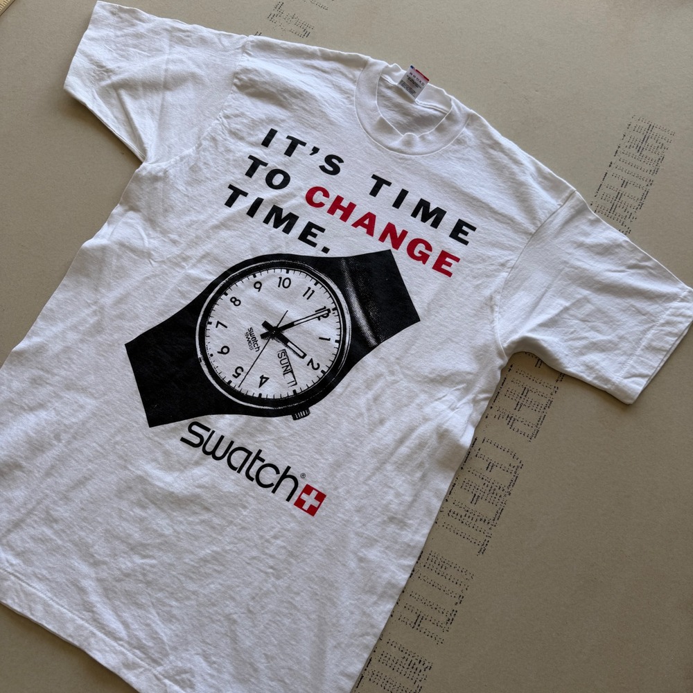 Vintage‎ Swatch Watch Promo T-shirt